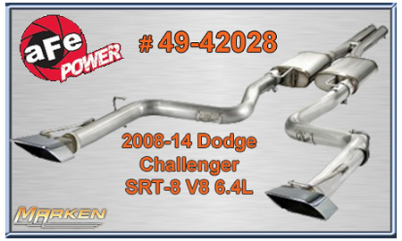 AFE Headers, Connection Pipe and Cat Back Exhaust for the Dodge